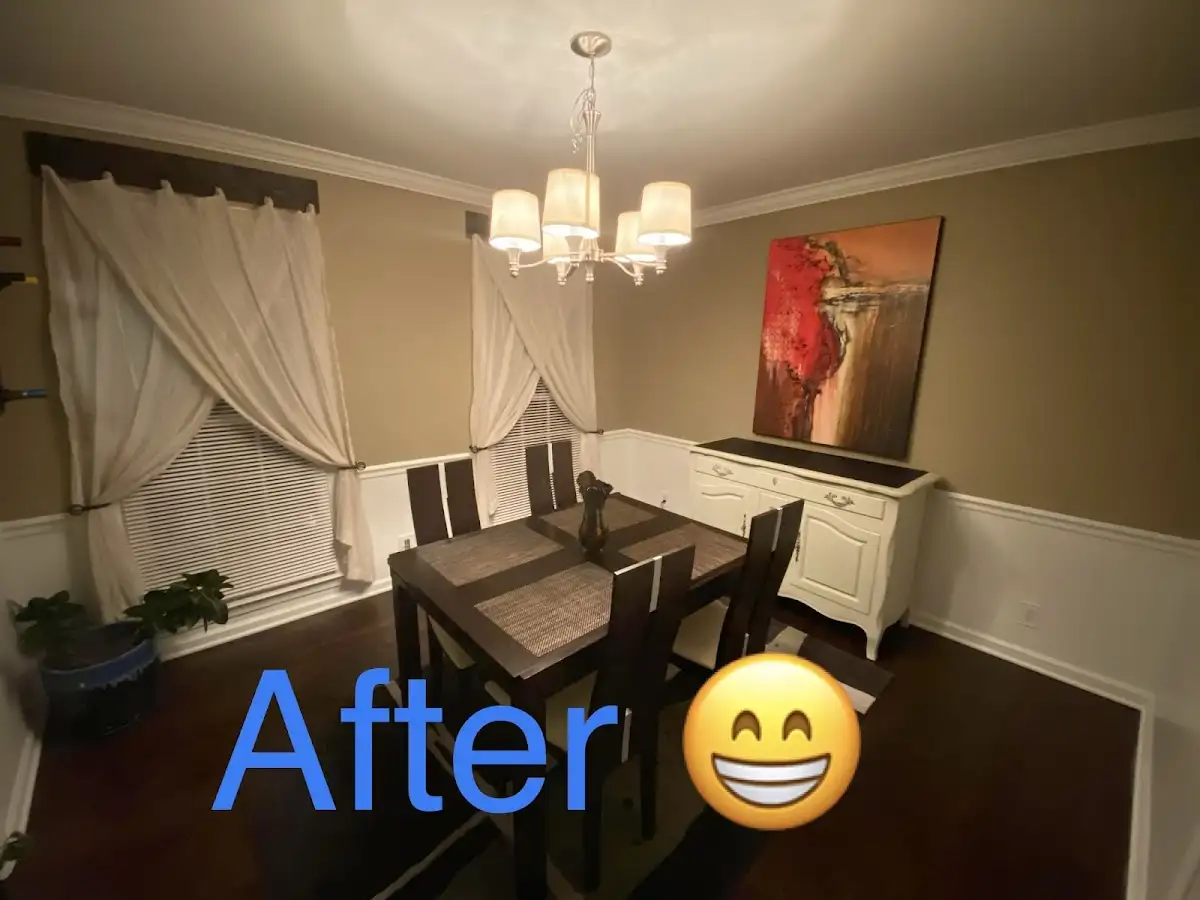 Professional dining room restoration after water damage in Austell
